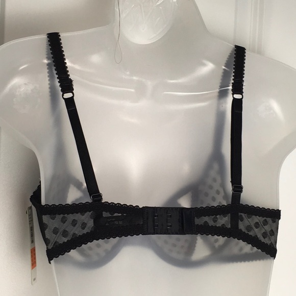 Sam Edelman Meshed Dot Peek A Boo Bra - Picture 3 of 4